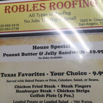 Catfish Corner - Yes, PB&J is on the menu.... - Seafood Near Me - San Angelo, Texas