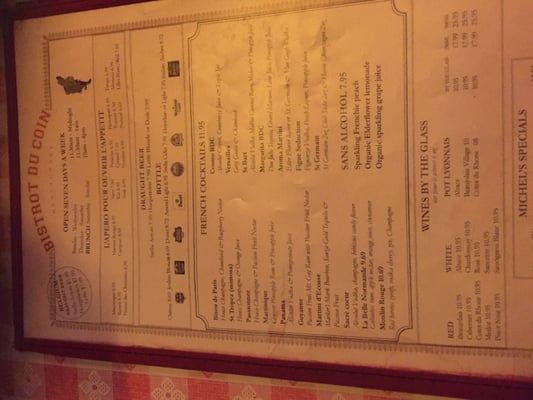 Menu photo 8 Bistrot Du Coin Washington, DC, DC
