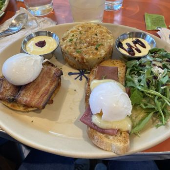 Snooze, an A.M. Eatery - Benny Duo with Habanero Pork Belly Benny and Bella! Bella Benny - Breakfast & Brunch Near Me - Denver, Colorado Snooze, an A.M. Eatery - Benny Duo with Habanero Pork Belly Benny and Bella! Bella Benny - Breakfast & Brunch Near Me - Denver, Colorado