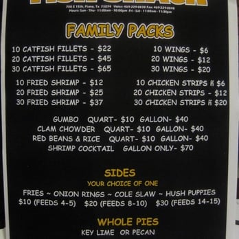 Fish Shack - Menu - back - Seafood Near Me - Plano, Texas Fish Shack - Menu - back - Seafood Near Me - Plano, Texas