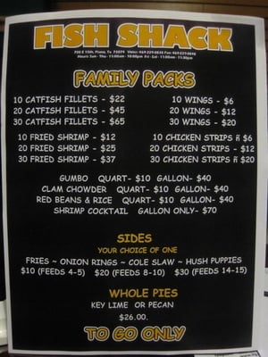Menu photo 7 Fish Shack Plano, TX