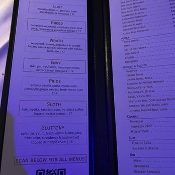Se7en - Drink menu - Asian Fusion Near Me - Houston, Texas