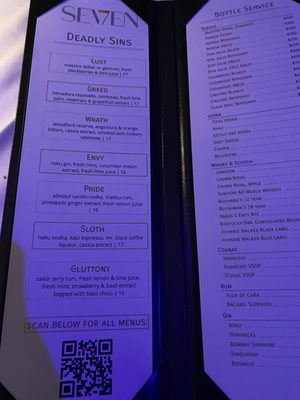 Menu photo 8 Se7en Houston, TX