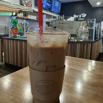 Rev'd Up Coffee & Classics - Iced dirty chai - Coffee & Tea Near Me - Glendora, California Rev'd Up Coffee & Classics - Iced dirty chai - Coffee & Tea Near Me - Glendora, California