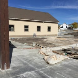 Pella Concrete & Plastering - A new concrete patio that we installed and saw cut