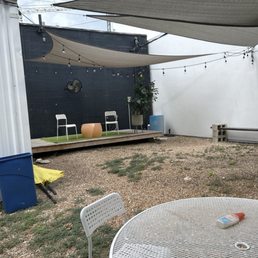 Intimate space out back