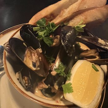 The Third Place - Bowl of clams with bread. - Bars Near Me - Lancaster, California The Third Place - Bowl of clams with bread. - Bars Near Me - Lancaster, California