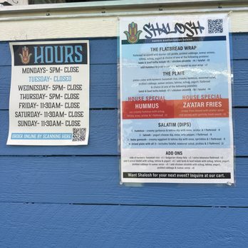 Shalosh Levantine Cuisine - Menu 10.06.2024 - Middle Eastern Near Me - Springfield, Oregon Shalosh Levantine Cuisine - Menu 10.06.2024 - Middle Eastern Near Me - Springfield, Oregon