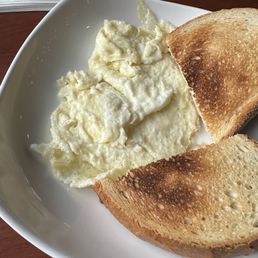 Egg whites and toast