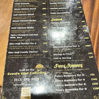Abu Naji Restaurant - Menu - Salad Near Me - Tampa, Florida Abu Naji Restaurant - Menu - Salad Near Me - Tampa, Florida