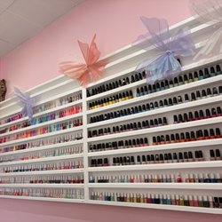 The wall of polish