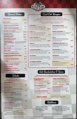 Menu photo 7 Cool Cat Cafe Pismo Beach, CA Menu photo 7 Cool Cat Cafe Pismo Beach, CA