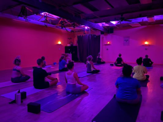Yin/Restorative Yoga - This slower paced style of yoga is a good compliment to our fast-paced lifestyles. Passive asanas (postures) are held up to 3-5 minutes, allowing the deep connective tissue to stretch, fascia to release, and increased circulation in the joints. Listen to your body and breath, how subtle movements can change the asana completely, and how to find peace in that which brings you discomfort. Yin/Restorative Yoga - This slower paced style of yoga is a good compliment to our fast-paced lifestyles. Passive asanas (postures) are held up to 3-5 minutes, allowing the deep connective tissue to stretch, fascia to release, and increased circulation in the joints. Listen to your body and breath, how subtle movements can change the asana completely, and how to find peace in that which brings you discomfort.