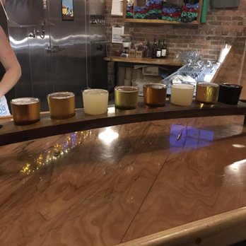 Bog Brewing Company - Flight of all available beer - Breweries Near Me - Saint Augustine, Florida