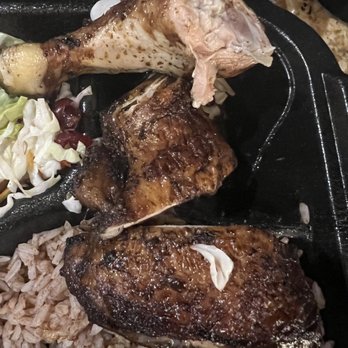 Fiery Irie Jamaican Restaurant - Jerk Chicken - QUARTER PC ONLY - Caribbean Near Me - Pembroke Pines, Florida