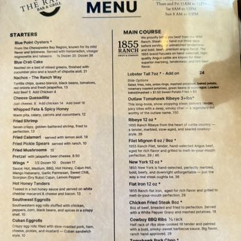 The Ranch Bar and Grill - Tucson - Menu times - American Near Me - Tucson, Arizona The Ranch Bar and Grill - Tucson - Menu times - American Near Me - Tucson, Arizona