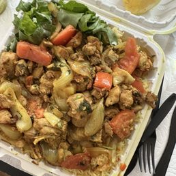 Rice and Chicken Suqar Rice and Chicken Suqar