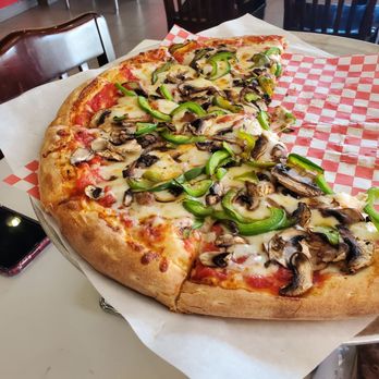 Papa Pizza Pie - Veggie pizza for my pescatarian classmate. :) - Pizza Near Me - Glendora, California Papa Pizza Pie - Veggie pizza for my pescatarian classmate. :) - Pizza Near Me - Glendora, California