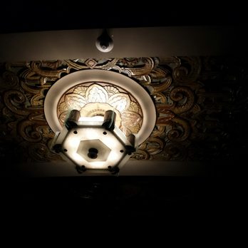The Wiltern - Lighting fixture and detailed ceiling - Music Venues Near Me - Los Angeles, California