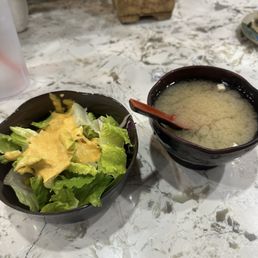 Soup and salad Soup and salad