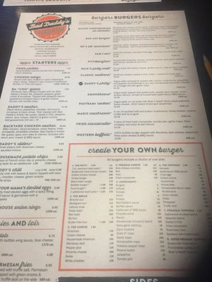 Menu photo 8 Bad Daddy's Burger Bar Chattanooga, TN