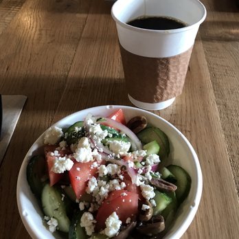 The Lox - Greek side salad. Filling. - Breakfast & Brunch Near Me - Columbus, Ohio