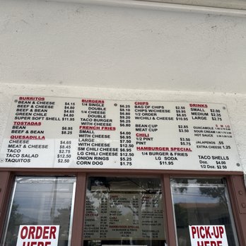 Taco Treat - Menu 8-12-26 - Mexican Near Me - Arcadia, California
