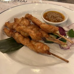 Ekachai King's Cross - Chicken satay.   Bland. Meat was tough.  No good.