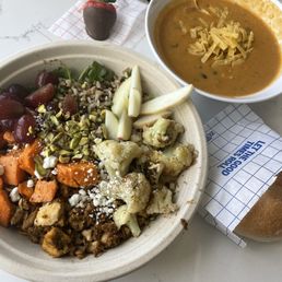 Nourish Bowl and enchilada soup Nourish Bowl and enchilada soup