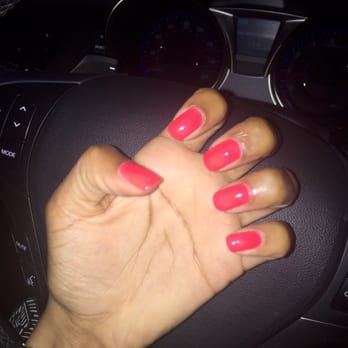 Lv Nails Spa - Another lovely shellac color. Le does a great job bringing in new colors all year long. - Massage Near Me - Houston, Texas