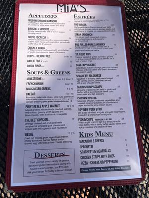 Menu photo 2 Mia's Brick Oven Pizza Cold Springs, CA Menu photo 2 Mia's Brick Oven Pizza Cold Springs, CA