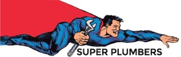 Super Service Plumbers Heating and Air Conditioning Logo