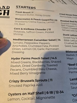 Menu photo 5 Fork and Plough Greenville, SC