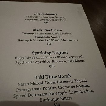 Aftermath - A stunning Negroni Sbagliato with Prosecco in it - IYKYK - New American Near Me - Phoenix, Arizona