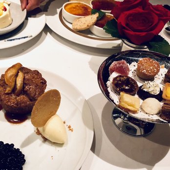 Gary Danko - Warm butter cake and complimentary dessert platter - New American Near Me - San Francisco, California