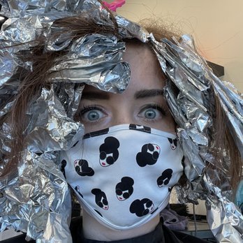 Spoleti Salon - Foiled all the way up and still fearful of being a red head or orange - Blow Dry/Out Services Near Me - Austin, Texas
