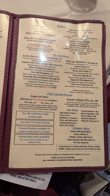 Menu photo 4 Mona Lisa Restaurant Wolcott, CT
