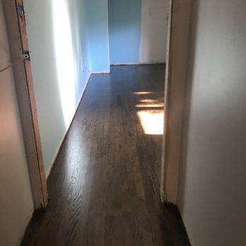 Newly Finished Floors Red Oak With Dark Walnut Stain By Minwax Yelp