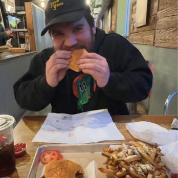 Burger Yum - Two world burgers and parm fries - Burgers Near Me - Harrisburg, Pennsylvania