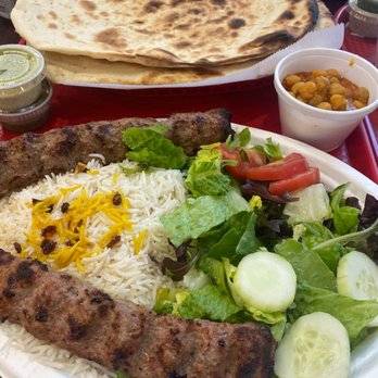 Kabul Castle Kabob - 4. Beef Kabob with Rice - Afghan Near Me - Washington, DC, District of Columbia Kabul Castle Kabob - 4. Beef Kabob with Rice - Afghan Near Me - Washington, DC, District of Columbia