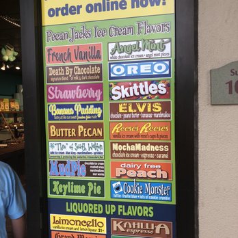 Pecan Jacks 30A - Flavors - Ice Cream & Frozen Yogurt Near Me - Santa Rosa Beach, Florida