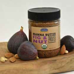 Manna Organics - Organic Sprouted Fig & Nut Manna Butter. Made with sprouted almonds and no added sugar!