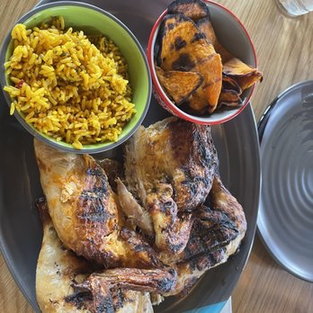 Nando's Peri-Peri - Small $30 chicken platter. Not enough sides, small bowl. - Portuguese Near Me - Gainesville, Virginia Nando's Peri-Peri - Small $30 chicken platter. Not enough sides, small bowl. - Portuguese Near Me - Gainesville, Virginia