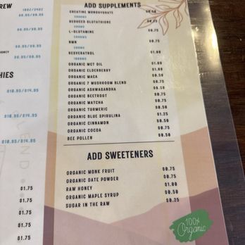 The Desert Blend - The menu - Juice Bars & Smoothies Near Me - Kingman, Arizona