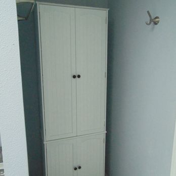 Olde World Painting and Flooring - new storage cabinet where the old shower was - Painters Near Me - Grants Pass, Oregon Olde World Painting and Flooring - new storage cabinet where the old shower was - Painters Near Me - Grants Pass, Oregon