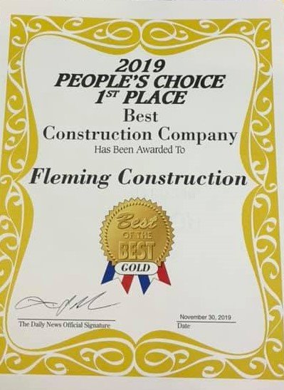 Slide of Fleming Construction