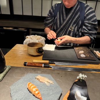 Udatsu Sushi - Double Shrimp Nigiri - Sushi Bars Near Me - Los Angeles, California