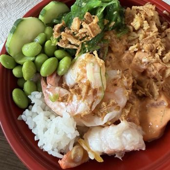 Kai Poke Waikiki - Poke Rugular 2 Poke Custom Bowl - Poke Near Me - Honolulu, Hawaii