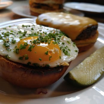 Au Cheval - Burger with egg - Bars Near Me - Chicago, Illinois Au Cheval - Burger with egg - Bars Near Me - Chicago, Illinois