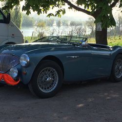 Domänenweingut Schloss Schönborn - Scheint ein Vintage Car Treff zu sein